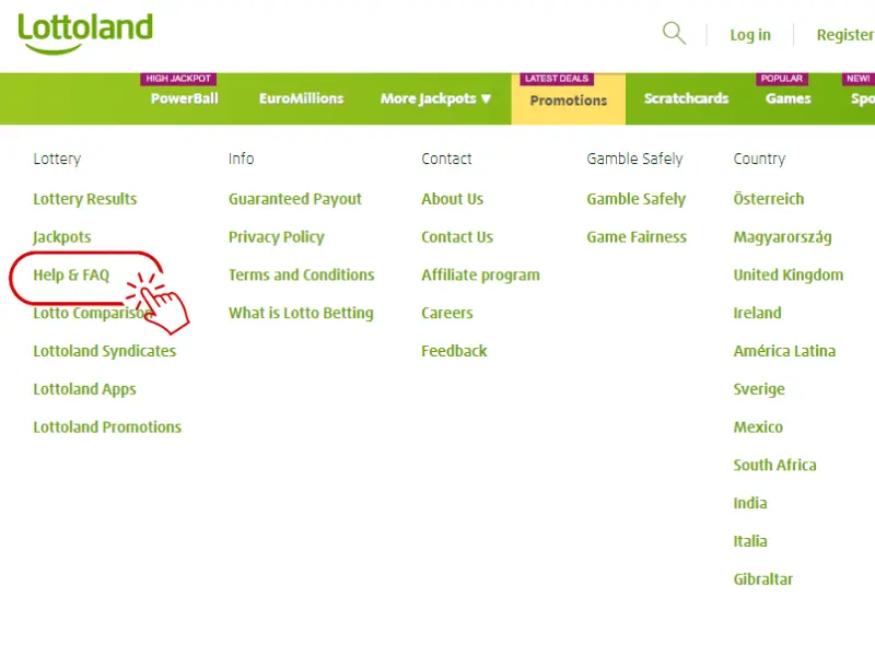 Lottoland Support