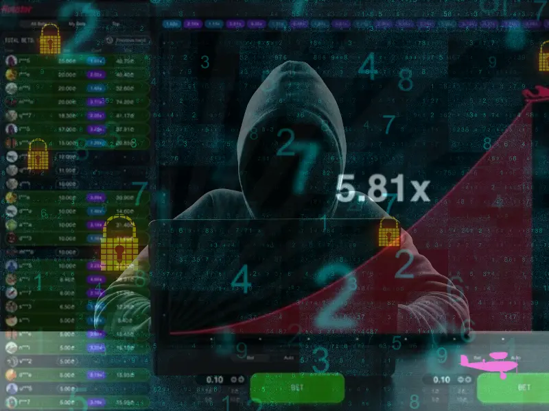 Hacking attacks in aviator game